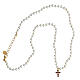Collana Icona perle zirconi rossi Benedictus argento 925 s4