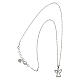 Rhodium-plated silver angel necklace heart Angelus Agios s3
