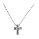 Icona Crucis necklace, Agios Gioielli, black rhinestones and 925 silver s2