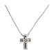 Collier Icona Crucis zircons noirs argent 925 Agios s3