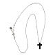 Collier Icona Crucis zircons noirs argent 925 Agios s4