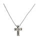 Black cross necklace silver Icon Crucis Agios s2