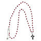 Collana Icona Coloribus grani rossi argento Agios s4