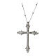 Crucis Luminis necklace, Agios Gioielli, white rhinestones s2