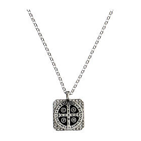 Collana Crucis Benedictus argento 925 Agios