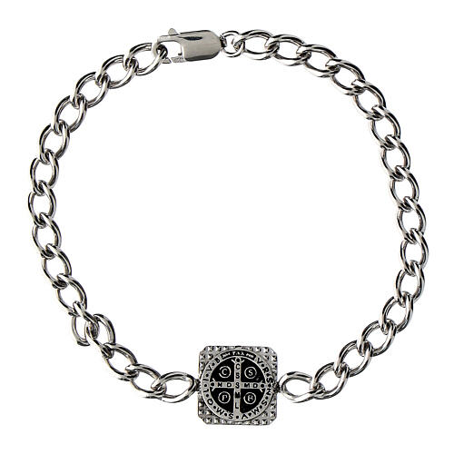 Armband von Agios, Crucis Benedictus, 925er Silber, rhodiniert 1