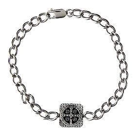 Crucis Benedictus bracelet, Agios, 925 silver