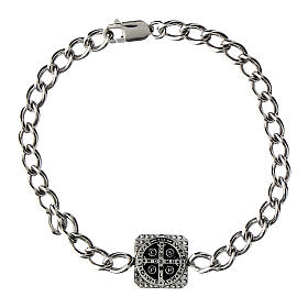 Pulseira Crucis Benedictus prata 925 Benedictus