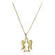 Collana argento dorato Angelus zirconi bianchi Agios s3