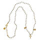 Golden silver pearl necklace Agios Aureum  s3