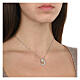 Collier Angelus Vierge à l'Enfant argent 925 zircons Agios s2