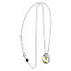 Collana Angelus Madonna e Bambino argento zirconi Agios s4