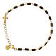 Pulsera Lapis hematites marrón plata dorado Benedictus s3