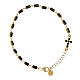 Bracciale Lapis ematite marrone argento dorato Agios s1