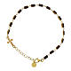 Bracciale Lapis ematite marrone argento dorato Agios s2