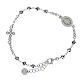 Bracciale argento rodiato Miracolosa zirconi Benedictus s3