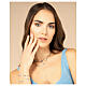 Bracciale Color Infinitum argento rodiato multicolore blu Agios s4