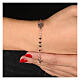 Armband von Benedictus, Miracolosa, 925er Silber, Rosé-Finish, schwarze Schmucksteine s2