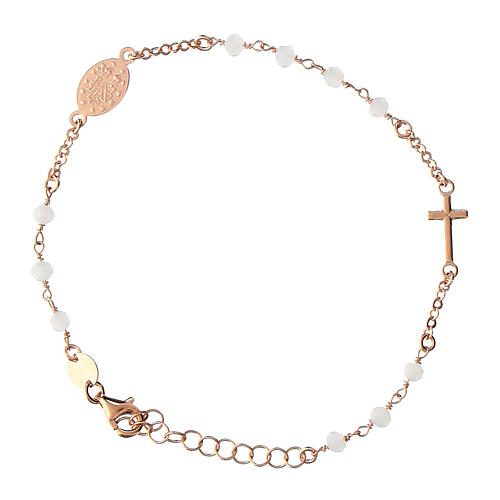 Armband von Agios, Miracolosa, 925er Silber, Rosé-Finish, weiße Kristalle 3