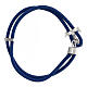 Tau cross bracelet Agios blue nautical cord  s3