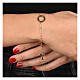 Pulsera rosario cruz placada oro bruñida Agios s2