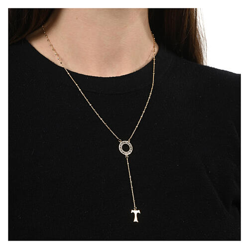 Agios 925 silver Hope rosary necklace 2