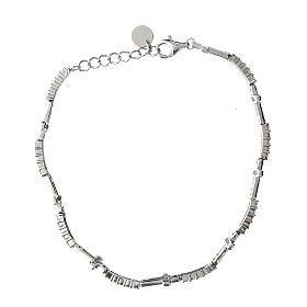 Bracciale Argento 925 croce zirconi bianchi