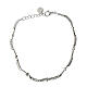 Bracciale Argento 925 croce zirconi bianchi s2