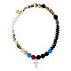 Life of Jesus bracelet Agios cross red white zircons s3
