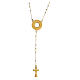 Collana Agios croce argento 925 fin. oro croce s3