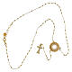 Collana Agios croce argento 925 fin. oro croce s4