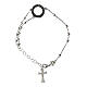 Rosary bracelet Agios, 925 silver, round cut-out medal s1
