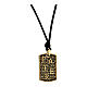 Collana Pater argento 925 dorato Benedictus s1