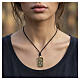 Colar Pater prata 925 dourada Benedictus s2