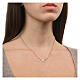 Collar Infinitum rosado plata 925 Agios s1