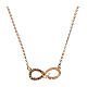 Collana infinitum rosé argento 925 Agios  s2