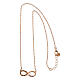 Necklace infinitum rose 925 silver Agios s3