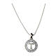Collana cordino Tau argento 925 Benedictus s1