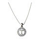 Agios 925 silver Tau cord necklace s1