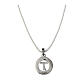 Agios 925 silver Tau cord necklace s2