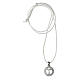Agios 925 silver Tau cord necklace s3