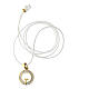 Necklace with tau medal, gold plated 925 silver, Agios s3