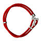 Pulsera Tau cuerda roja Agios s1