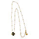 Collana rosario Agios Pater argento 925 dorato s5