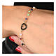 Pulsera zircones coloreados plata 925 dorada Agios s2