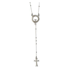 Beatitudinem necklace rosary, 925 silver, Agios Gioielli
