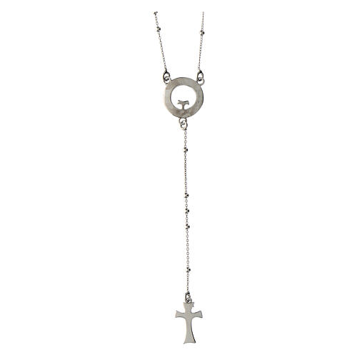 Collar rosario plata 925 Beatitudinem Agios 2