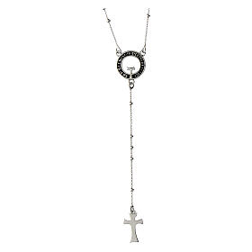 Collier chapelet argent 925 Beatitudinem Agios