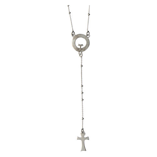Collier chapelet argent 925 Beatitudinem Agios 3