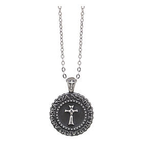 Collana ciondolo croce Agios argento 925